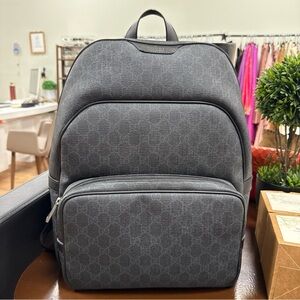Gucci Charcoal Backpack for Men
